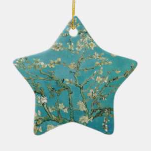 Van gogh's Almond Blossom Ceramic Tree Decoration