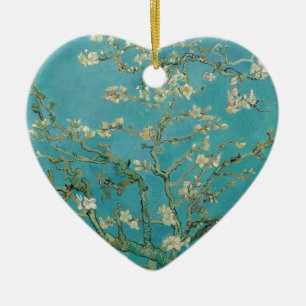 Van gogh's Almond Blossom Ceramic Tree Decoration