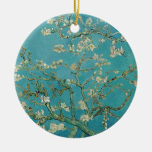 Van gogh's Almond Blossom Ceramic Tree Decoration