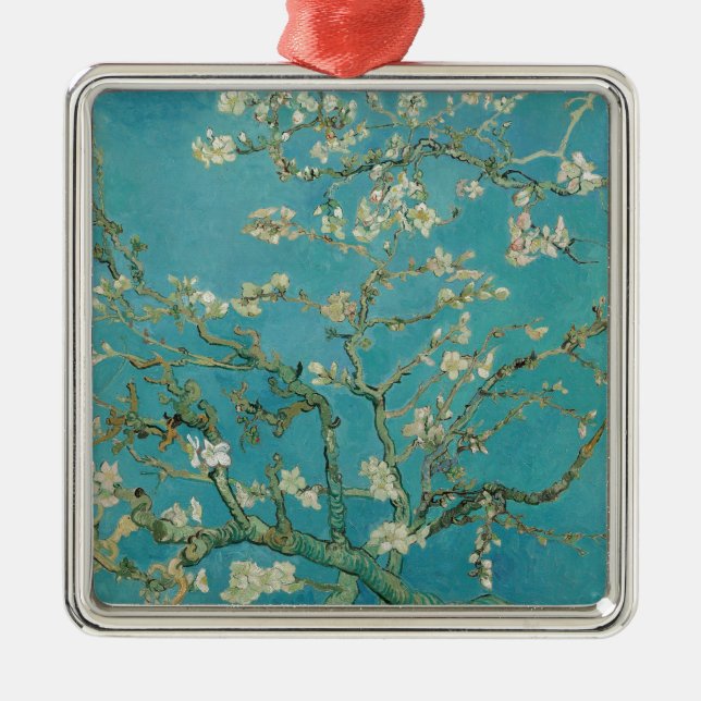 Van gogh's Almond Blossom Metal Tree Decoration (Front)