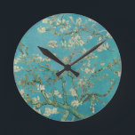 Van gogh's Almond Blossom Round Clock<br><div class="desc">Van Gogh's masterpiece Almond Blossom
Please visit our store for other matching items.</div>