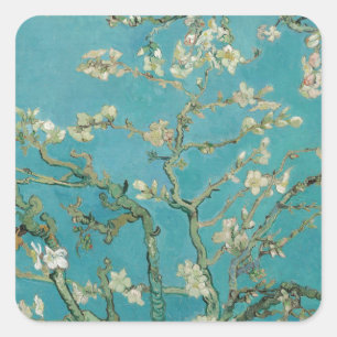 Van gogh's Almond Blossom Square Sticker