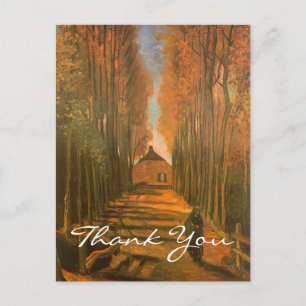 Van Gogh's Avenue of Poplars Postcard