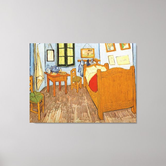Van Gogh's Bedroom Canvas Print (Front)