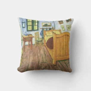 Van Gogh's Bedroom in Arles Throw Pillow