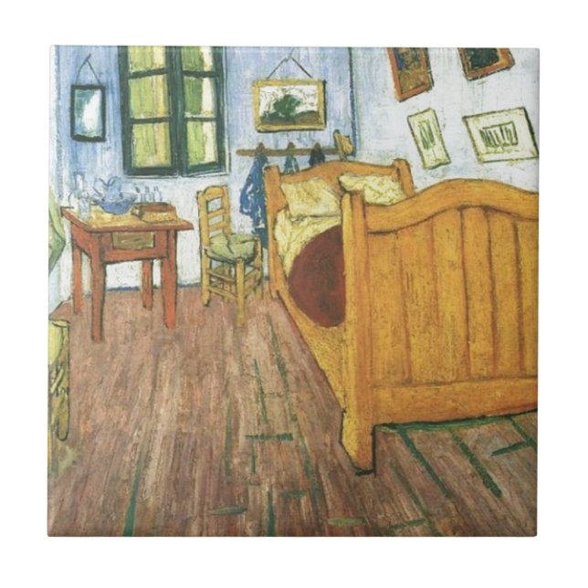 Van Gogh's Bedroom in Arles Tile (Front)