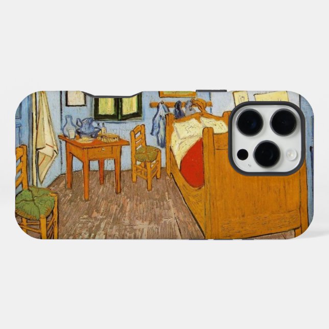 Van Gogh's Bedroom iPhone Case (Back Horizontal)