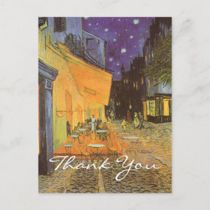 Van Gogh's Cafe Terrace at Night Postcard