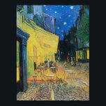 Van Gogh's Cafe Terrace at Night Poster<br><div class="desc">Cafe Terrace at Night by Vincent van Gogh (1888).</div>
