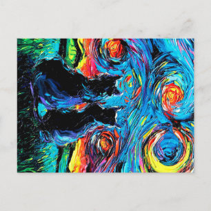 van Goghs Cats  Cat Lover Announcement Postcard