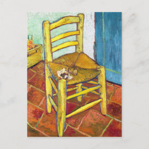 Van Gogh's Chair Vincent van Gogh fine art Postcard