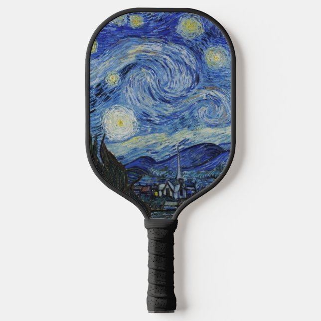 Van Gogh's Classic Painting The Starry Night Pickleball Paddle (Front)