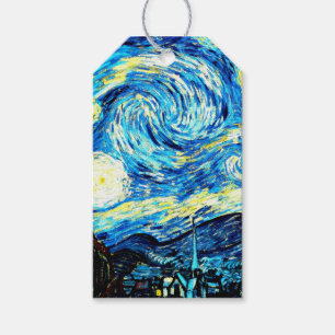 Van Gogh's famous painting, Starry Night Gift Tags