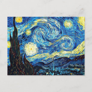 Van Gogh's famous painting, Starry Night Postcard