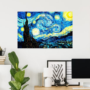 Van Gogh's famous painting, Starry Night, Poster