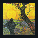 Van Gogh's famous painting, The Sower<br><div class="desc">The Sower,  fine art painting by Vincent van Gogh</div>