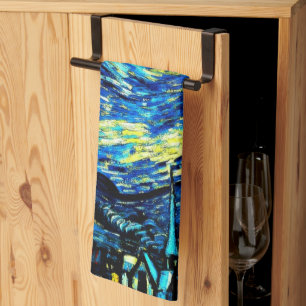 Van Gogh's famous Starry Night Tea Towel