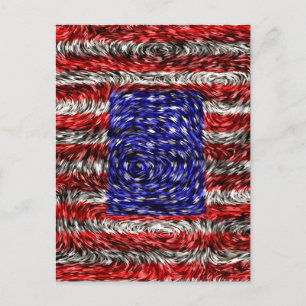 Van Gogh's Flag of the United States Postcard