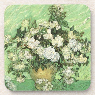 Van Gogh's Flowers in Vase Coaster
