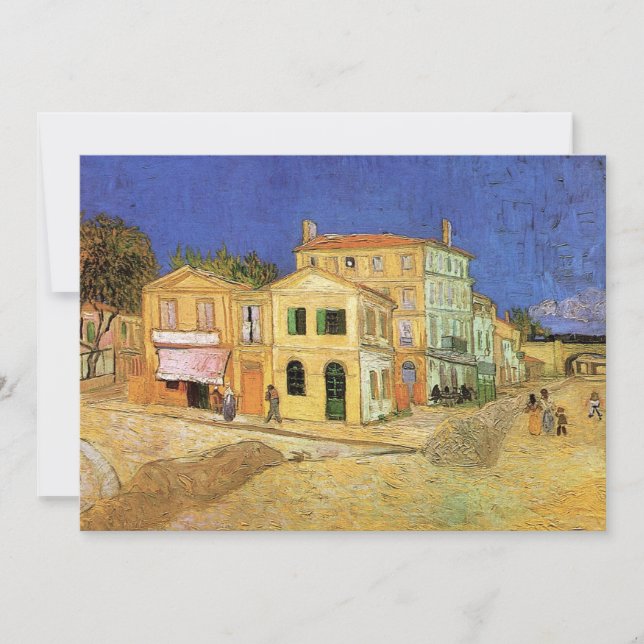 Van Gogh's House in Arles, Housewarming Party Invitation (Front)