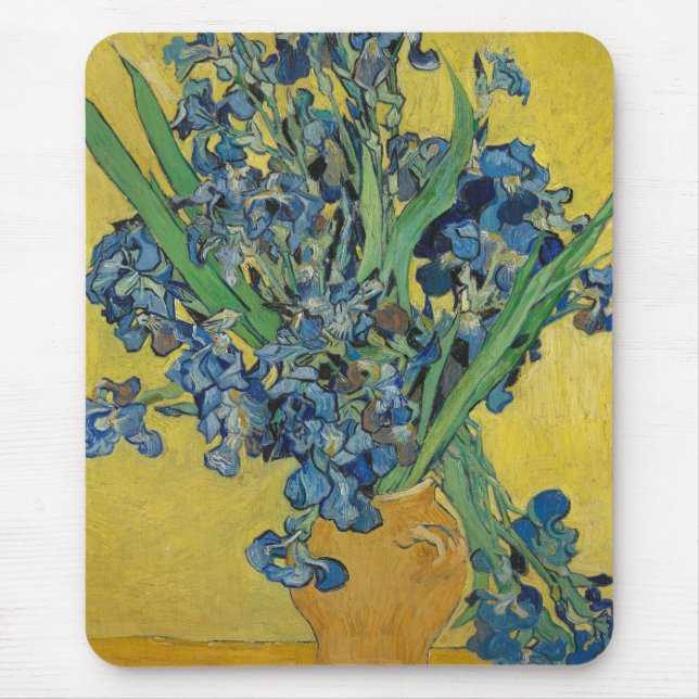 Van Gogh's Iris Mouse Mat (Front)