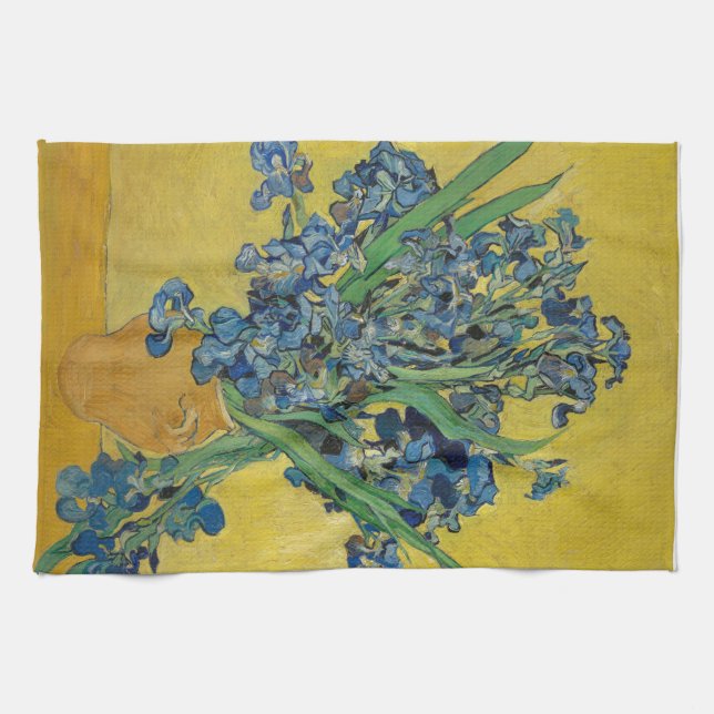 Van Gogh's Iris Tea Towel (Horizontal)