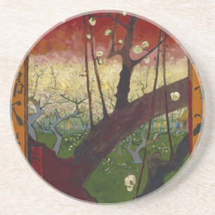 Van Gogh's Japonaiserie after Hiroshige Coaster