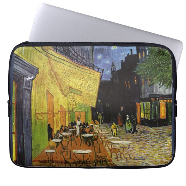 Van Gogh's Night Cafe Laptop Sleeve (Front)