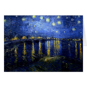 Van Gogh's painting, Starry Night over the Rhone
