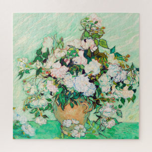 Van Gogh's Pink Roses    Jigsaw Puzzle
