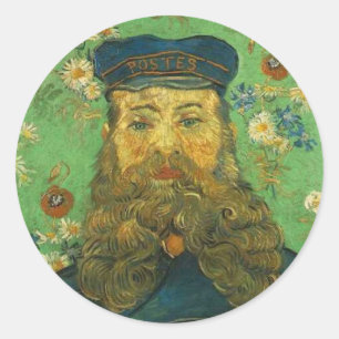 Van Gogh's Postman Classic Round Sticker