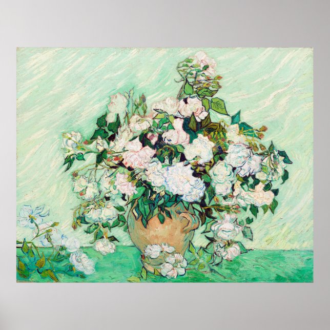 Van Gogh's Roses Poster (Front)