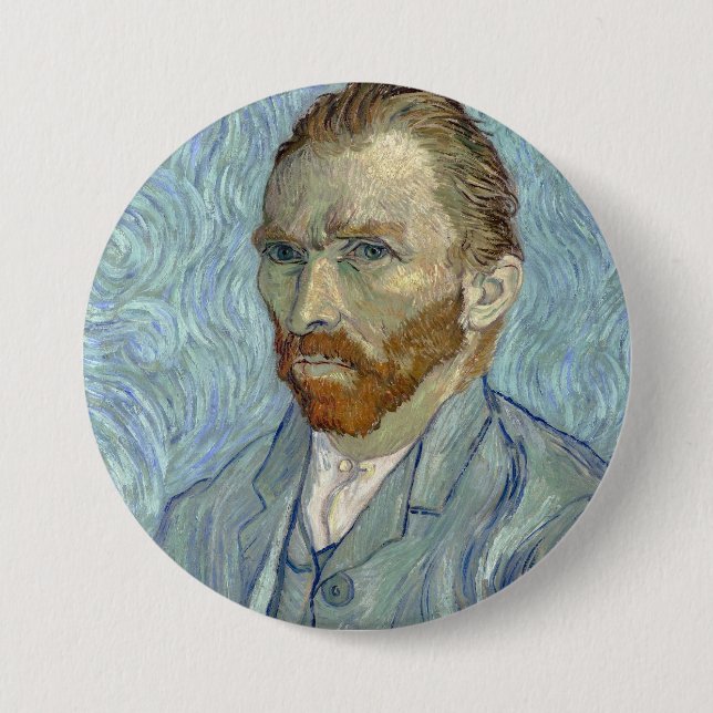 Van Gogh's Self-portrait  7.5 Cm Round Badge (Front)