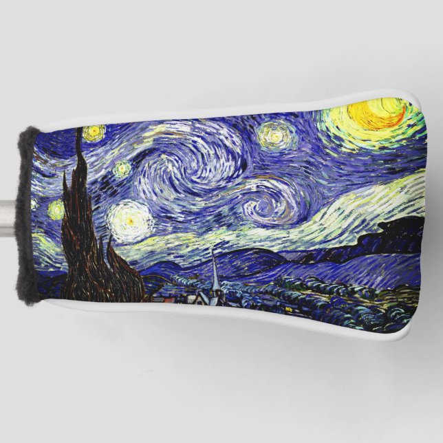 Van Gogh's Starry Night, 1889 Golf Head Cover (Front)