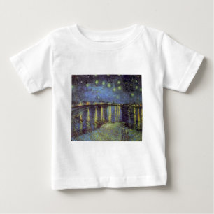Van Gogh's Starry Night Painting Baby T-Shirt