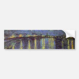 Van Gogh's Starry Night Painting Bumper Sticker