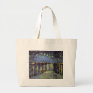 Van Gogh's Starry Night Painting Large Tote Bag