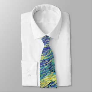 Van Gogh's Starry Night Painting Neck Tie