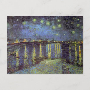 Van Gogh's Starry Night Painting Postcard