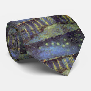 Van Gogh's Starry Night Painting Tie