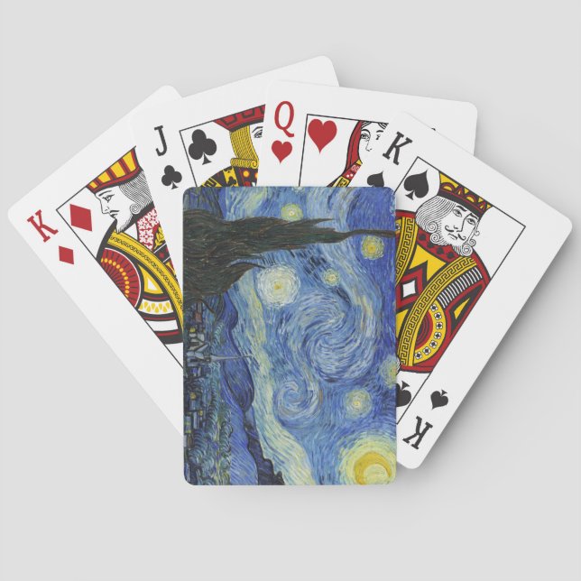 Van Gogh's Starry Night Playing Cards (Back)