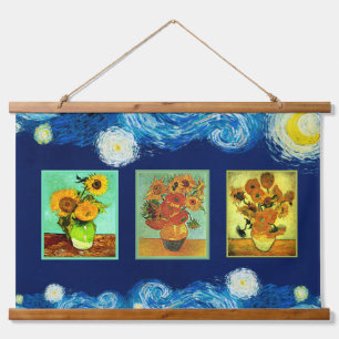 Van Gogh's Sunflower Series Hanging Tapestry