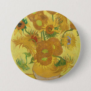 Van Gogh's Sunflowers 7.5 Cm Round Badge