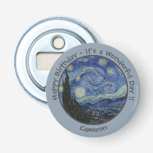 van Gogh's The Starry Night Party Items Collection Bottle Opener