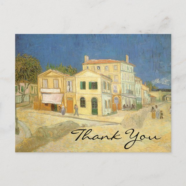 Van Gogh's The Yellow House Postcard (Front)