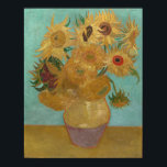 Van Gogh's Vase with Twelve Sunflowers Poster<br><div class="desc">Vase with Twelve Sunflowers by Vincent Van Gogh (1888-1889).</div>