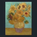 Van Gogh's Vase with Twelve Sunflowers Poster<br><div class="desc">Vase with Twelve Sunflowers by Vincent Van Gogh (1888-1889).</div>