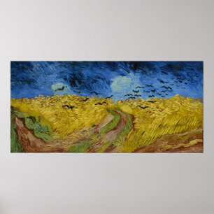 Van Gogh's Wheatfield with Crows Poster
