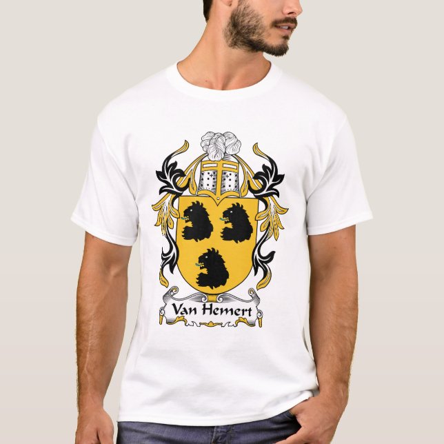 Van Hemert Family Crest T-Shirt (Front)