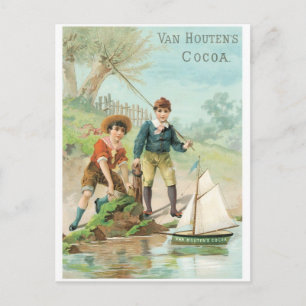 Van Houtens Cocoa Postcard